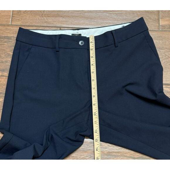 Talbots Women Windsor Curvy Straight Leg Wide Leg Pants Blue Dress Pants Size 10 - Picture 2 of 8